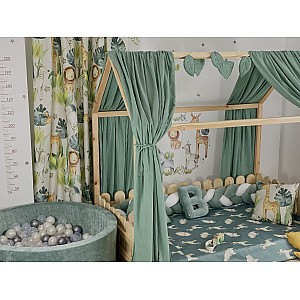 Κουρτίνες κρεβατιού-Canopy Bed Mint green