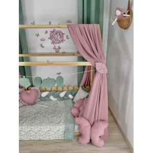 Κουρτίνες κρεβατιού- Canopy Bed Flowers