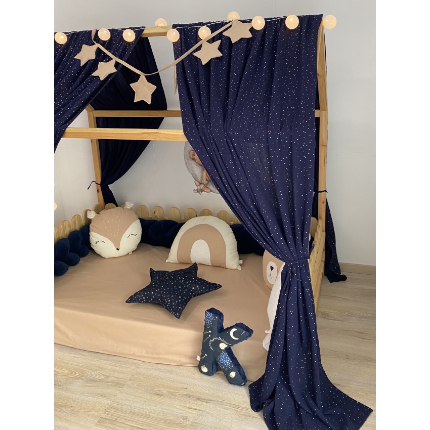 Κουρτίνες κρεβατιού-Canopy Bed Night Sky