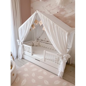 Κάλυμμα κρεβατιού -Canopy Bed Pink Butterflies