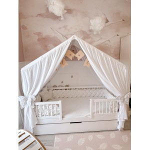 Κάλυμμα κρεβατιού -Canopy Bed Pink Butterflies