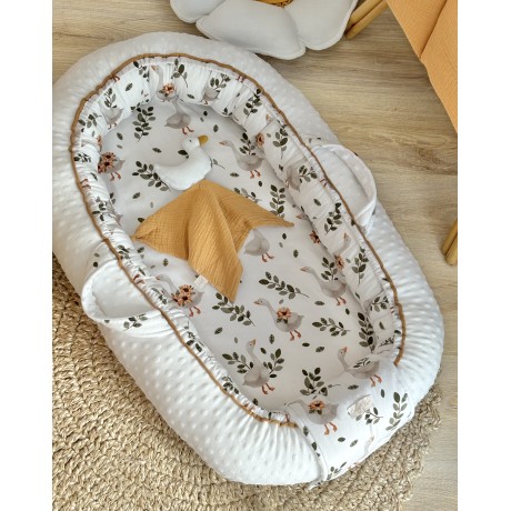 Παιδική Φωλιά Μωρού Baby Nest Little Duck με Στρώμα Latex