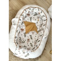 Παιδική Φωλιά Μωρού Baby Nest Little Duck με Στρώμα Latex