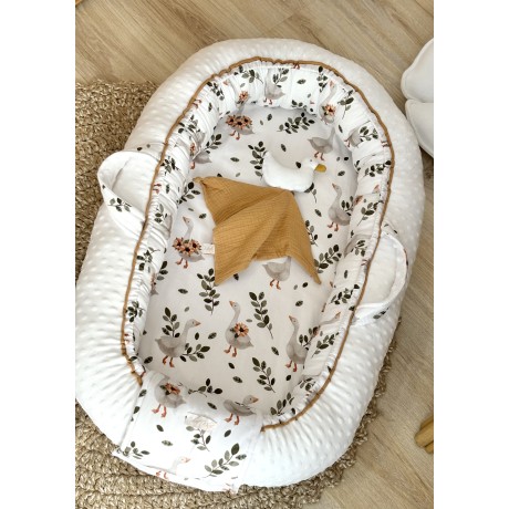 Παιδική Φωλιά Μωρού Baby Nest Little Duck με Στρώμα Latex