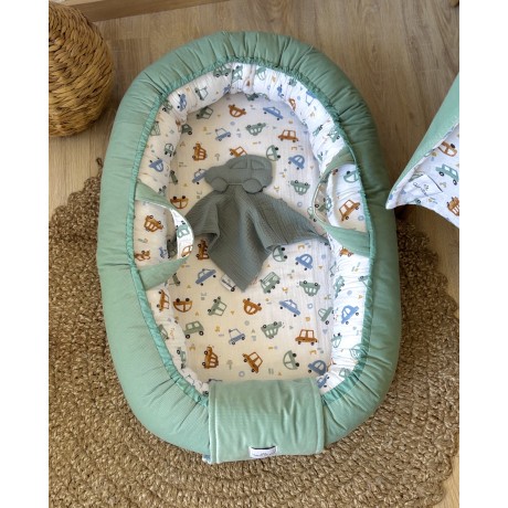 Παιδική Φωλιά Μωρού Cars – Baby Nest με Latex Στρώμα Διπλής Όψης