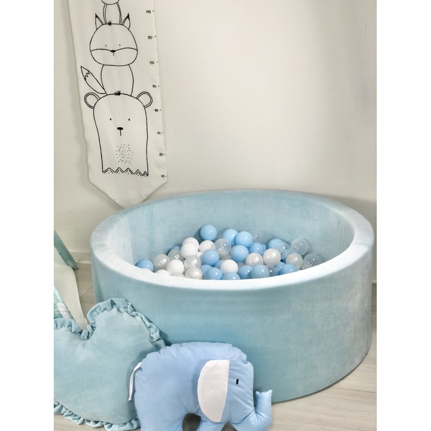 Παιδική Πισίνα Με Μπάλες Velvet Baby Blue-22-2831 Παιδική Πισίνα Με Μπάλες Velvet Baby Blue