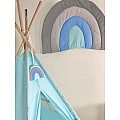 Παιδική Σκηνή Teepee Tent Blue Sky - Χειροποίητη, Ευρύχωρη, 100% Βαμβακερή