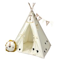Παιδική Σκηνή Lion Teepee - Χειροποίητη με Σχέδιο Λιοντάρι