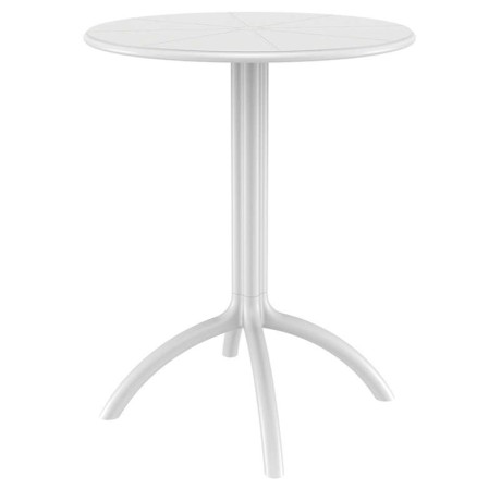 OCTOPUS Φ60Χ75εκ.WHITE ΤΡΑΠΕΖΙ ΠΟΛ/ΝΙΟΥ