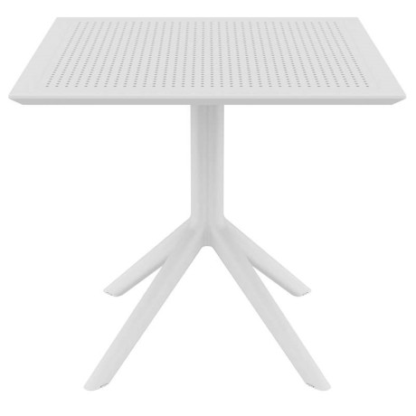 SKY WHITE 80X80X74εκ. ΤΡΑΠΕΖΙ ΠΟΛ/ΝΙΟΥ