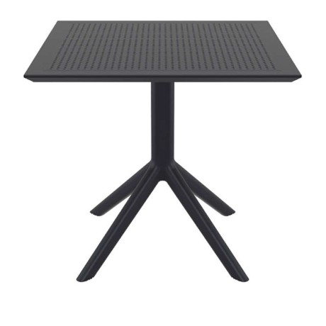 SKY BLACK 80X80X74εκ. ΤΡΑΠΕΖΙ ΠΟΛ/ΝΙΟΥ