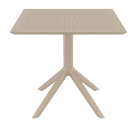 SKY TAUPE 80X80X74εκ. ΤΡΑΠΕΖΙ ΠΟΛ/ΝΙΟΥ