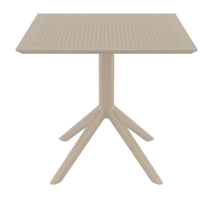 SKY TAUPE 80X80X74εκ. ΤΡΑΠΕΖΙ ΠΟΛ/ΝΙΟΥ