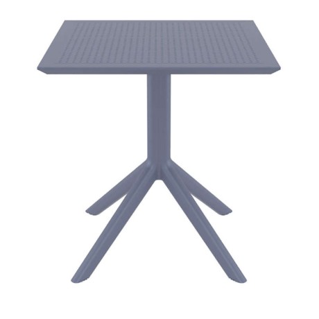 SKY DARK GREY 70X70X74εκ. ΤΡΑΠΕΖΙ ΠΟΛ/ΝΙΟΥ