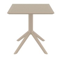 SKY TAUPE 70X70X74εκ. ΤΡΑΠΕΖΙ ΠΟΛ/ΝΙΟΥ