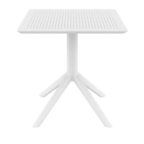 SKY WHITE 70X70X74εκ. ΤΡΑΠΕΖΙ ΠΟΛ/ΝΙΟΥ