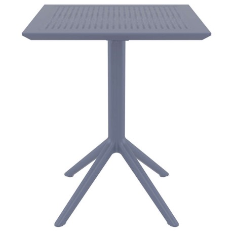 SKY DARK GREY 60Χ60X74εκ. ΤΡΑΠΕΖΙ ΠΤΥΣ/ΝΟ ΠΟΛ/ΝΙΟΥ