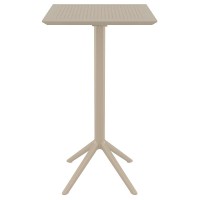 SKY TAUPE BAR 60Χ60Χ108εκ.ΠΤΥΣ/ΝΟ ΤΡΑΠ. ΠΟΛ/ΝΙΟΥ