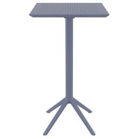 SKY DARK GREY BAR 60Χ60Χ108εκ.ΠΤΥΣ/ΝΟ ΤΡΑΠ. ΠΟΛ/ΝΙΟΥ