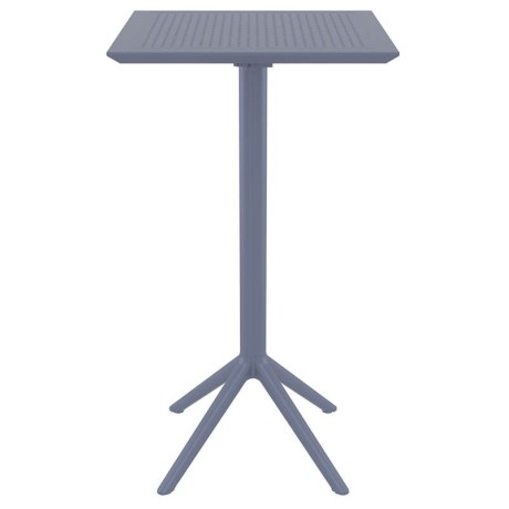 SKY DARK GREY BAR 60Χ60Χ108εκ.ΠΤΥΣ/ΝΟ ΤΡΑΠ. ΠΟΛ/ΝΙΟΥ