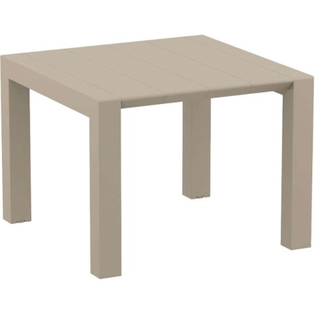 VEGAS TAUPE 100X100/140Χ75εκ. ΕΠΕΚΤ.ΤΡΑΠΕΖΙ ΠΟΛ/ΝΙΟΥ