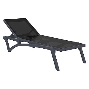 Ξαπλώστρα Siesta Pacific Dark Grey/Black