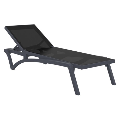 Ξαπλώστρα Siesta Pacific Dark Grey/Black