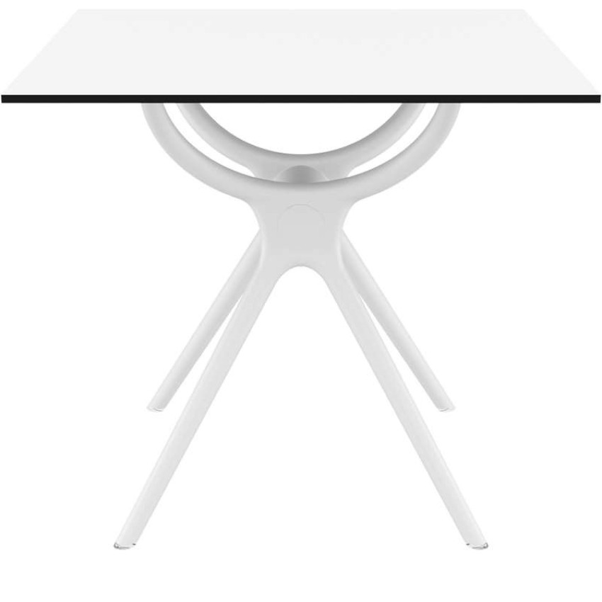 AIR ΤΡΑΠΕΖΙ 80Χ80Χ74εκ. WHITE LAMINATE 12mm