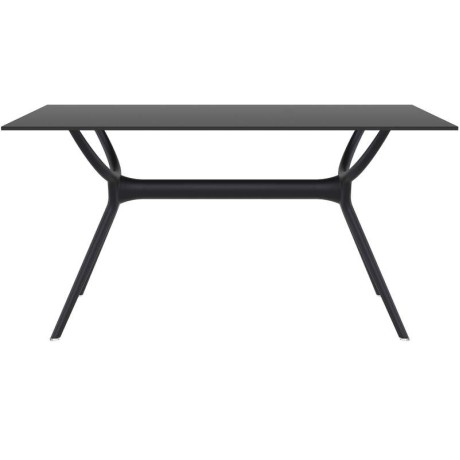 AIR ΤΡΑΠΕΖΙ 140Χ80Χ74εκ. BLACK LAMINATE 12mm