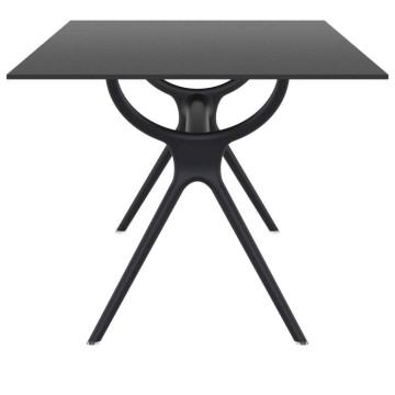 AIR ΤΡΑΠΕΖΙ 180Χ90Χ74εκ. BLACK LAMINATE 12mm
