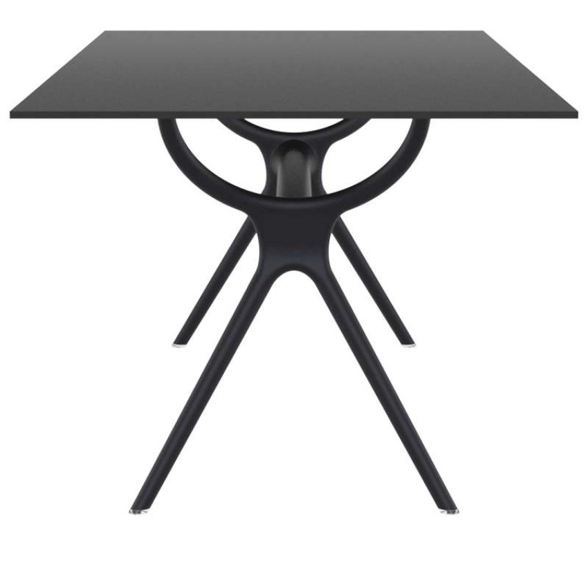 AIR ΤΡΑΠΕΖΙ 180Χ90Χ74εκ. BLACK LAMINATE 12mm