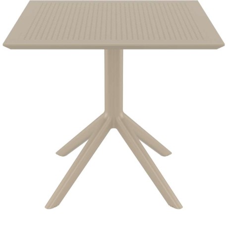 SKY TAUPE 80X80X74εκ. ΤΡΑΠΕΖΙ ΠΟΛ/ΝΙΟΥ