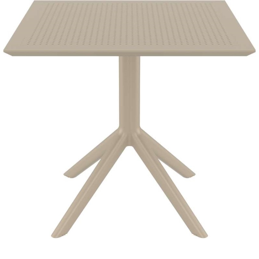 SKY TAUPE 80X80X74εκ. ΤΡΑΠΕΖΙ ΠΟΛ/ΝΙΟΥ