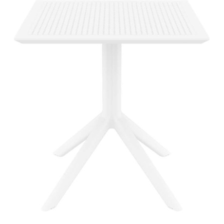 SKY WHITE 70X70X74εκ. ΤΡΑΠΕΖΙ ΠΟΛ/ΝΙΟΥ