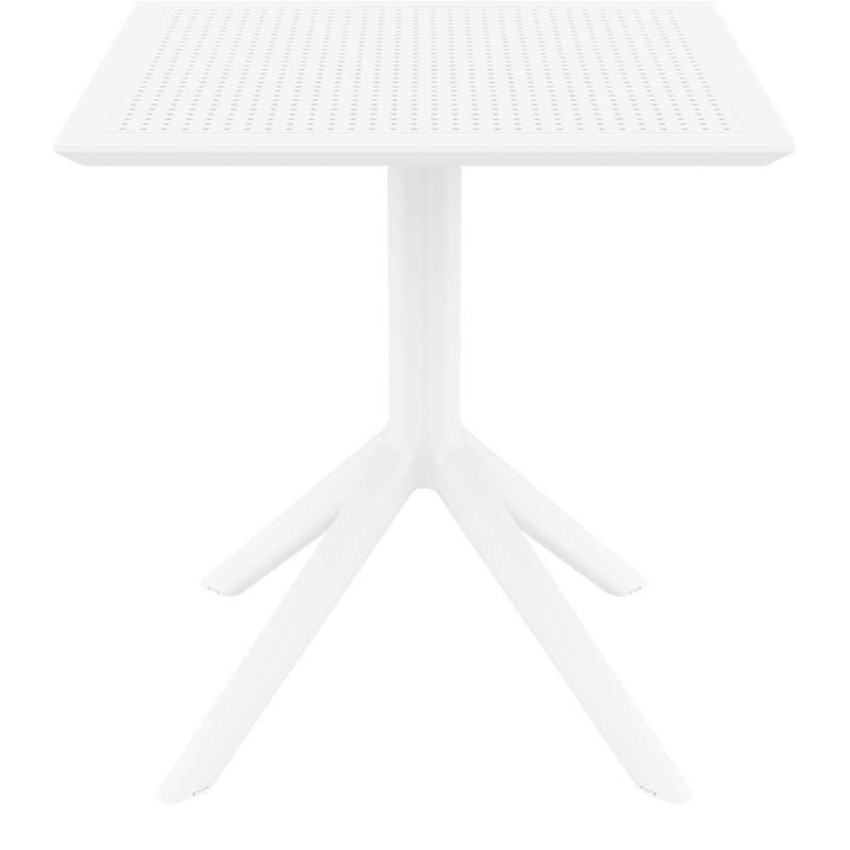 SKY WHITE 70X70X74εκ. ΤΡΑΠΕΖΙ ΠΟΛ/ΝΙΟΥ