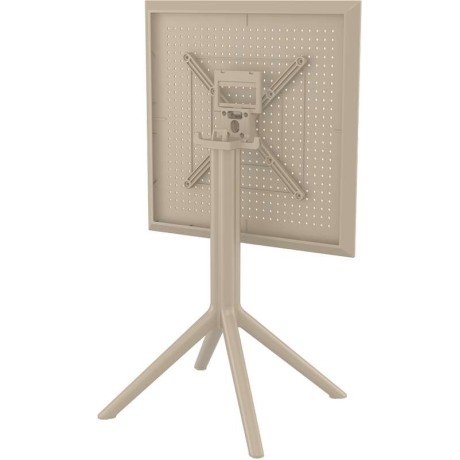 SKY TAUPE 60Χ60X74εκ. ΤΡΑΠΕΖΙ ΠΤΥΣ/ΝΟ ΠΟΛ/ΝΙΟΥ