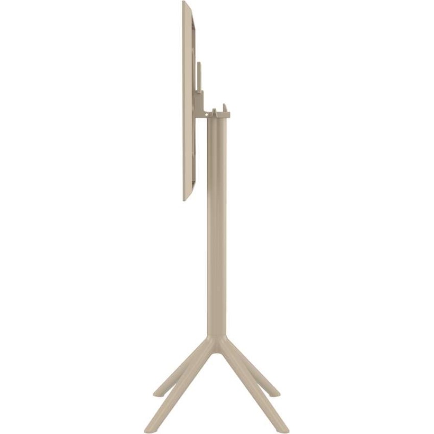 SKY TAUPE BAR 60Χ60Χ108εκ.ΠΤΥΣ/ΝΟ ΤΡΑΠ. ΠΟΛ/ΝΙΟΥ