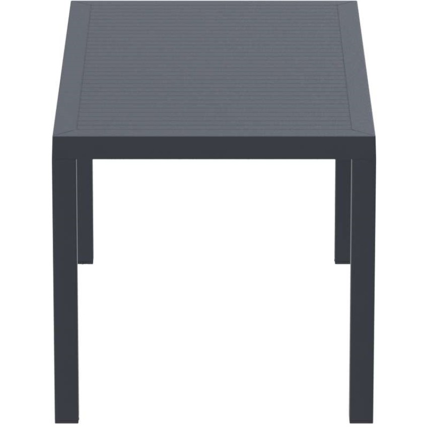 ARES ΤΡΑΠΕΖΙ 140Χ80Χ75εκ. DARK GREY ΠΟΛ/ΝΙΟΥ