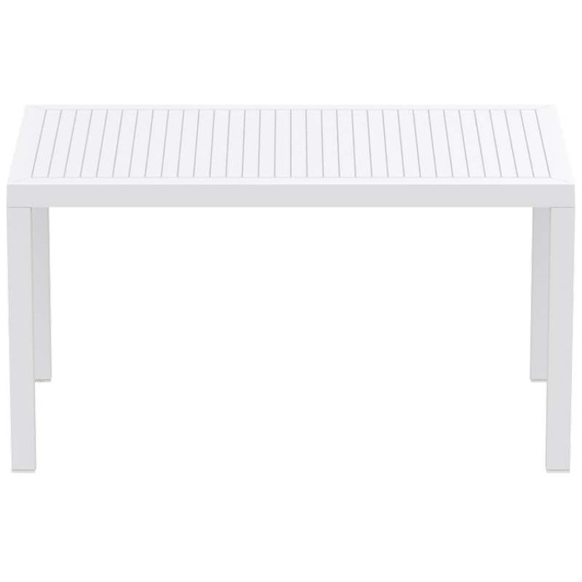 ARES ΤΡΑΠΕΖΙ 140Χ80Χ75εκ. WHITE ΠΟΛ/ΝΙΟΥ