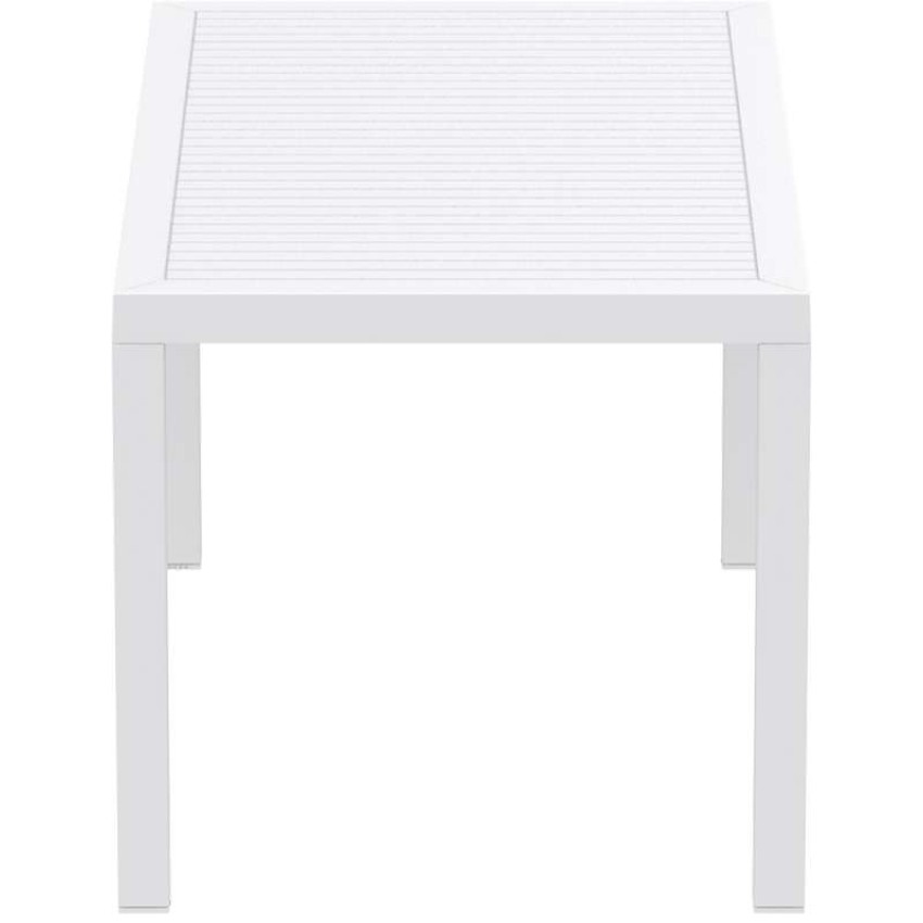 ARES ΤΡΑΠΕΖΙ 140Χ80Χ75εκ. WHITE ΠΟΛ/ΝΙΟΥ