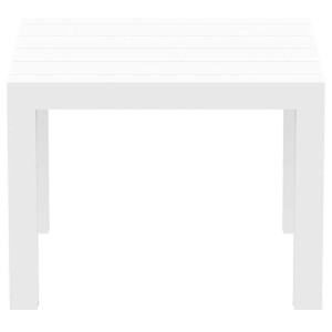 VEGAS WHITE 100X100/140Χ75εκ. ΕΠΕΚΤ.ΤΡΑΠΕΖΙ ΠΟΛ/ΝΙΟΥ