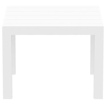 VEGAS WHITE 100X100/140Χ75εκ. ΕΠΕΚΤ.ΤΡΑΠΕΖΙ ΠΟΛ/ΝΙΟΥ