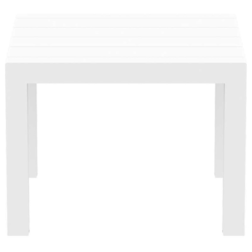 VEGAS WHITE 100X100/140Χ75εκ. ΕΠΕΚΤ.ΤΡΑΠΕΖΙ ΠΟΛ/ΝΙΟΥ