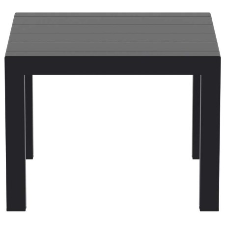 VEGAS BLACK 100X100/140Χ75εκ. ΕΠΕΚΤ.ΤΡΑΠΕΖΙ ΠΟΛ/ΝΙΟΥ