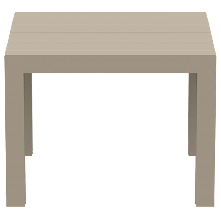 VEGAS TAUPE 100X100/140Χ75εκ. ΕΠΕΚΤ.ΤΡΑΠΕΖΙ ΠΟΛ/ΝΙΟΥ