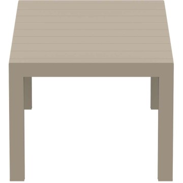 VEGAS TAUPE 100X180/220Χ75εκ. ΕΠΕΚΤ.ΤΡΑΠΕΖΙ ΠΟΛ/ΝΙΟΥ