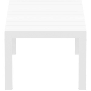 VEGAS WHITE 100X180/220Χ75εκ. ΕΠΕΚΤ.ΤΡΑΠΕΖΙ ΠΟΛ/ΝΙΟΥ