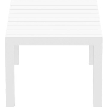 VEGAS WHITE 100X180/220Χ75εκ. ΕΠΕΚΤ.ΤΡΑΠΕΖΙ ΠΟΛ/ΝΙΟΥ