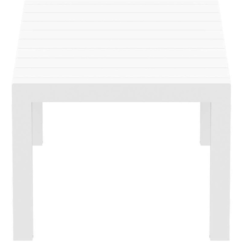 VEGAS WHITE 100X180/220Χ75εκ. ΕΠΕΚΤ.ΤΡΑΠΕΖΙ ΠΟΛ/ΝΙΟΥ