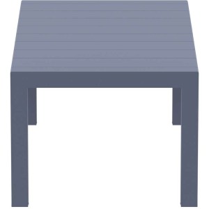 VEGAS DARK GREY 100X180/220Χ75εκ. ΕΠΕΚΤ.ΤΡΑΠΕΖΙ ΠΟΛ/ΝΙΟΥ